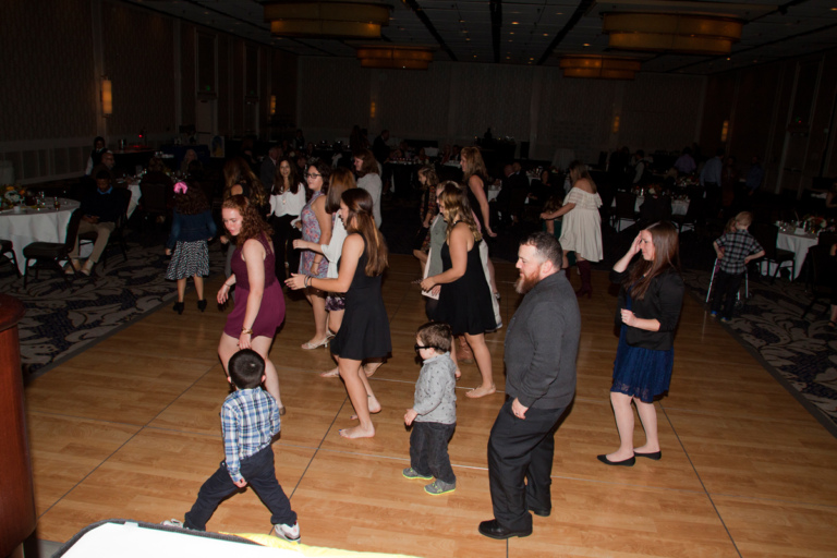 Families and staff enjoy an evening of dancing at Rubin Institute for Advanced Orthopedics 2017 Save-A-Limb Fund Dinner