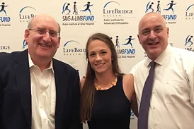 Rachael at Save-A-Limb Fund Dinner with Dr. Herzenberg and Dr. Standard